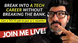 How to BREAK into TECH (IT Job) with a $65K job in just 5 months. Let me show you HOW.