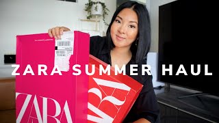 HUGE ZARA SUMMER HAUL & TRY ON