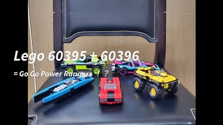 Lego City 60395 + 60396 = Go Go Power Rangers !? (LEGO 2KDRIVE)