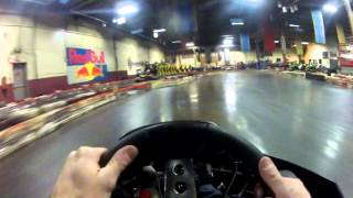 Racing at Speedworld Indoor Kart Track