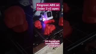 Kingroon ABS on Ender 3v2