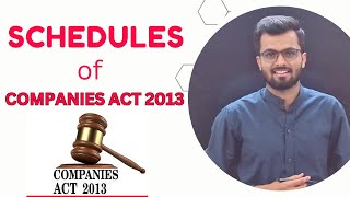 Schedules of Companies Act 2013 | Commerce | 7 Schedules of  Companies Act