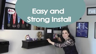 DIY Floating Shelf Bracket and Tutorial - Renee Romeo