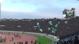 Raja Casablanca vs Mouloudia Oujda  2 - 1 du 17-01-2023 , Avanti Curva Sud