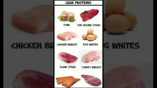 8 Best Lean Proteins For Quick Weight Loss #shorts #weightlossfoods #chicken #eggs