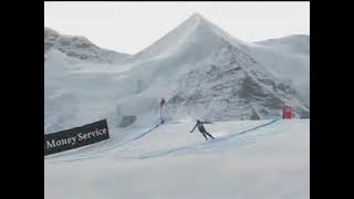 Bode Miller wins 2010 Wengen Super-Combined - Downhill run