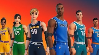 *NEW* FORTNITE X NBA SKINS OUT NOW IN THE FORTNITE ITEM SHOP TODAY