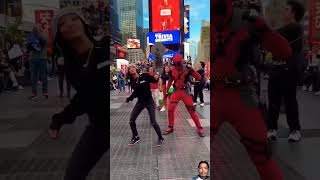 #spiderman #dance #deadpool #beautifulgirl #lovely