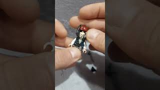 Transforming Lego Minifigure into Captain Jack Sparrow from Pirates of the Caribbean #shorts #lego