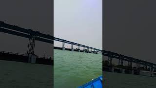 Koshi river #koshibarrage #boating #shortvideo