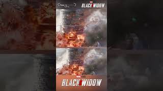 Black Widow -Behind the Magic - VFX Breakdown | CGI & VFX Breakdowns | Behind The Scenes | #Shorts