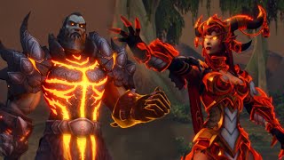 Neltharion Confronts & Attacks Alexstrasza Cinematic