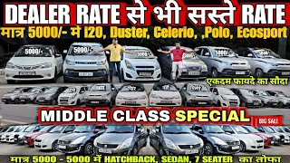 मात्र 5000/- में i20, Duster, Celerio, Ecosport, Dealer Rate, second hand cars, used cars, used car