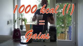 Weightgainer Maken (1000+ KCAL VOOR SPIERMASSA)