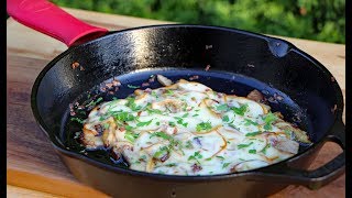 PORCINI MUSHROOMS - On Cast Iron Pan - By Customrgill