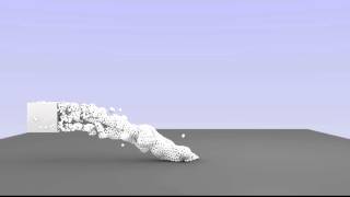 Blender SPH fluid test