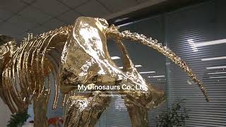 Golden Skeleton Ice Gge Mammoth Skeleton