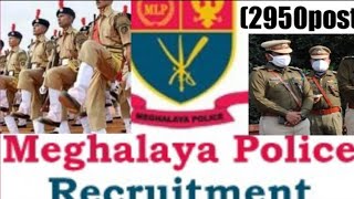 Meghalaya police New Notice extended Apply date 08-04-2024