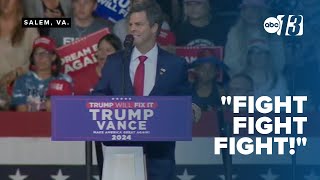 Virginia State Senator John McGuire, running for U.S. House seat FULL SPEECH at Trump rally in Salem