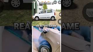 Real Vs Game Wagon R Indian Car simulator 3d burnout #shortsfeed #ashortaday #gaming #wagonr