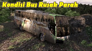 Modifikasi Bus Bekas Dari Atas Gunung Batu - ets2 #bussimulatorindonesia