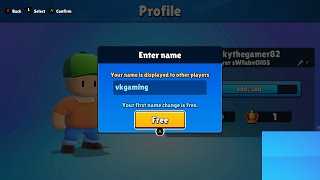 How to Change Nickname in Stumble Guys for FREE