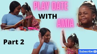 Play Date with my niece Amia Part 2 #kids #fun #reading #puzzle #lolsurprise