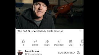 Trent Palmer's Pilot License Yanked?  Maybe.  Maybe Not.