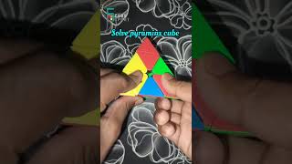 Solve pyraminx cube || How to solve pyraminx cube || Solve cube  #short