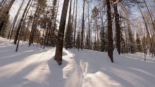 по Кие, к Сосновским пещерам 21 02 21