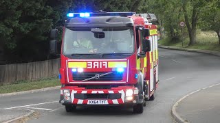 Suffolk Fire & Rescue Service - Clare C/WrT Responding