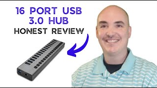 HOW TO FREE UP COMPUTER USB SLOTS - 16 PORT USB 3.0 HUB UNBOXING HOW TO USE HONEST REVIEW