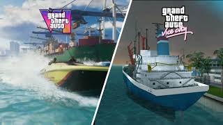 GTA VI VS GTA Vice City LOCATION COMPARISON