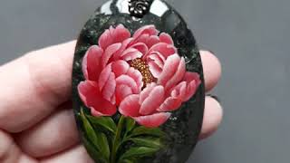 Кулон "Китайский пион" / Pendant " Chinese peony"