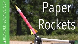 Paper Rockets for Under Five Dollars (Physics)