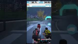 The "Almost But Not Quite" #Zwift finish! #gaming #eSports