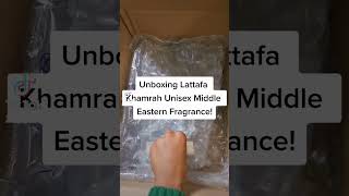 Lattafa Khamrah Fragrance Unboxing 🥂 - Unisex Middle Eastern Fragrance