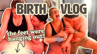 BREECH HOME BIRTH Vlog | *raw & real* surprise gender