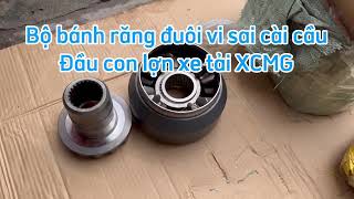 Bánh răng ruột vi sai cài cầu đầu con lợn xe tải 90 tấn XCMG. Hotline: 0977117385