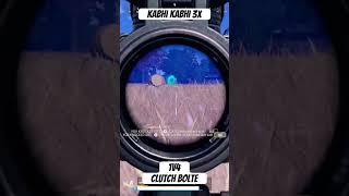 Kabhi kabhi 3x #1v4 clutch bolte #pubgmobile #pubg #bgmi #ps5