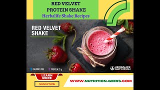 How to make a Red Velvet Protein Shake | Herbalife Healthy Eating Advice