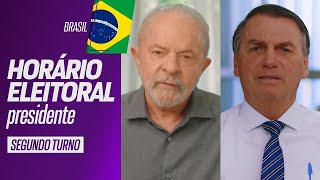 Propaganda Eleitoral Brasil - Presidente - 19/10/2022 Tarde