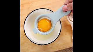 Stem Egg Separator White and Yolk Filter Kitchen Baking Separator Tool#shorts