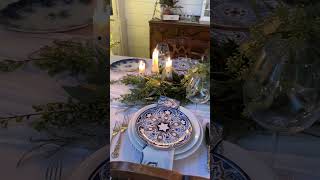 Hanukkah Tablescape