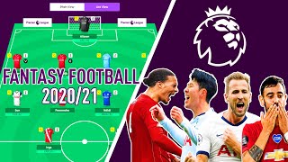 PICKING MY FANTASY FOOTBALL PREMIER LEAGUE TEAM FOR 2020/21!!