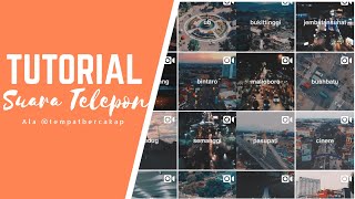 CARA MEMBUAT EFFECT SUARA TELEPON ala @tempatbercakap || TUTORIAL