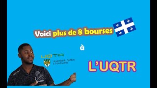 Voici plus de 8 bourses qui s'offrent à toi à l'université du Québec à Trois-Rivières//😎