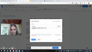 Share Google Doc  with Edit privileges