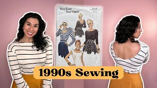 Sewing a 1992 pattern & being chatty