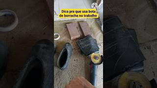 Shorts 112 - aprenda como cortar uma bota de borracha de trabalho para deixar mais arejada